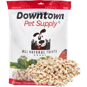مكافآت الكلاب المجففة بالتجميد من Downtown Pet Supply، كبد البيسون 3 رطل - مكون واحد، غني بالمغذيات، جميع مكافآت الكلاب الطبيعية للتدريب، رائعة كوجبات خفيفة للقطط للقطط الداخلية - مكافآت منخفضة السعرات الحرارية للكلاب