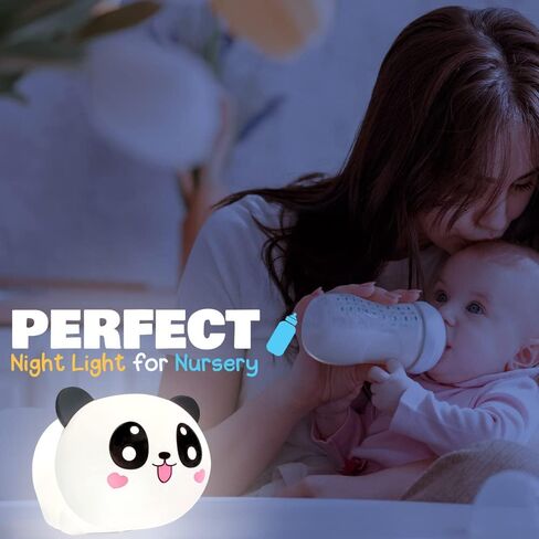 AULTRA Bunny Night Light for Kids, Color Changing Kids Night Light Bunny Lamp, Bunny Room Decor for Girls Cute Night Light, Silicone Nursery Baby Night Light, Cute Gifts for Kids in Kuwait