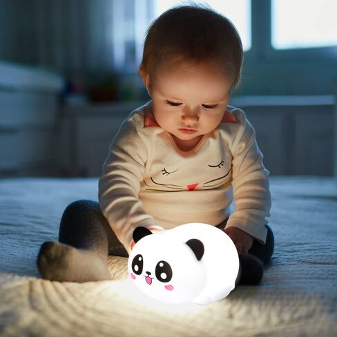 AULTRA Bunny Night Light for Kids, Color Changing Kids Night Light Bunny Lamp, Bunny Room Decor for Girls Cute Night Light, Silicone Nursery Baby Night Light, Cute Gifts for Kids in Kuwait