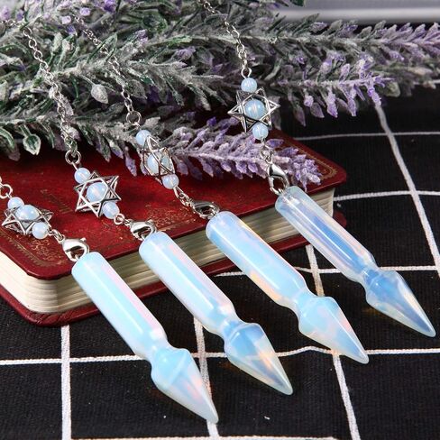 البندول حجر عين النمر على شكل سهم من ياتمينغ للتغطيس العرافة، قلادة كريستالية للشفاء مع سلسلة in Kuwait