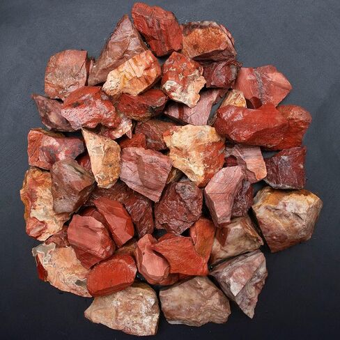Crocon 1LB Orange Selenite Rough Stones and Crystals Bulk - Raw Gemstone for Tumbling Cabbing Polishing Gem Mining Chakra Balancing Reiki Crystal Healing Good Luck Fountain Rocks Home Décor Gifts in Saudi Arabia