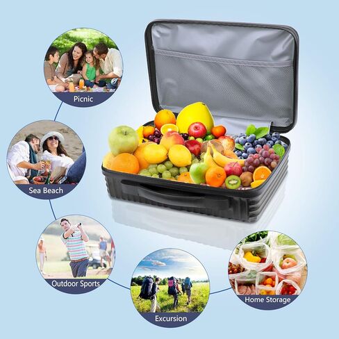 حقيبة تبريد محمولة من JIESI، صندوق تبريد للبيرة، مبرد للسفر، مبرد نحيف معزول، مبرد نحيف بدون ثلج in Kuwait