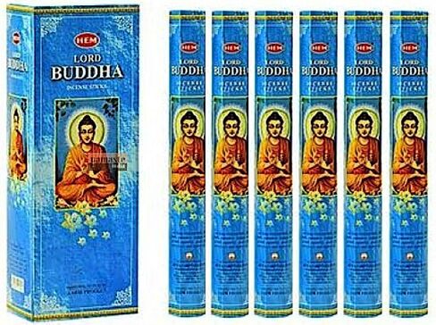 Lord Buddha - Box of Six 20 Gram Tubes - HEM Incense in Saudi Arabia