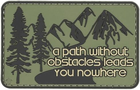 5ive Star Gear "Without Obstacles Quote Morale Patch, One Size, Multi-Colored in Saudi Arabia