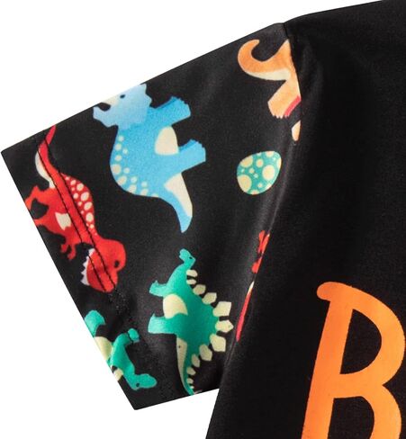 InBakjade طفل كبير ليتل إخوانه تحت عنوان مطابقة الزي الطفل ليتل إخوانه رومبير مع قبعة طفل كبير إخوانه الديناصورات الملابس in Kuwait