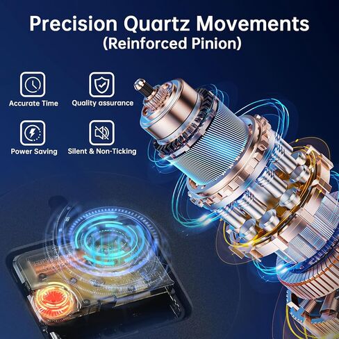 Livsg 10 Inch Wall Clock Modern Round Silent Non Ticking Battery Operated Quality Quartz Digitalclock Easy to Read for Home, Living Room, Bedroom, Kitchen, School, Classroom, Office （Black） in Kuwait