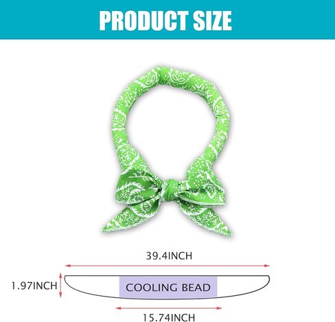 5 Pack Dog Cooling Bandanas, Cooling Bandana for Dogs and Other Pets, Ice Crystals Dog Cooling Collar for Fast Cooling, Cooling Dog Bandana Summer Indoor Outdoor in Kuwait