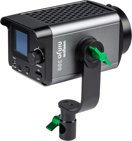 weeylite 80W LED ضوء الفيديو المستمر 5600K ضوء النهار مع محول تركيب Bowens، التحكم في التطبيق CRI 95+ COB إضاءة التصوير الفوتوغرافي لتسجيل الفيديو in Kuwait