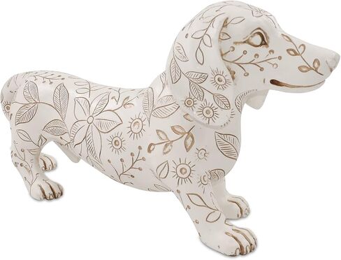 SIMON'S SHOP 8'' Dachshund Figurines, Bronze Dog Statue, Puppy Sculpture, Wiener Dog Decor, Gifts for Dog Loving Friends in Saudi Arabia