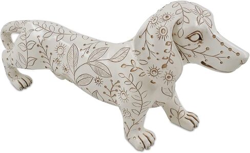 SIMON'S SHOP 8'' Dachshund Figurines, Bronze Dog Statue, Puppy Sculpture, Wiener Dog Decor, Gifts for Dog Loving Friends in Saudi Arabia