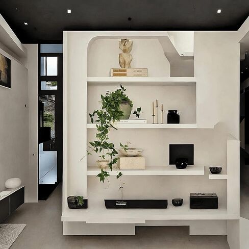 اني اند باندا نباتات صناعية معلقة من اللبلاب بوعاء من قطعتين، نباتات بلاستيكية مزيفة بطول 51 انش، مسار طويل، نباتات صناعية صغيرة معلقة، اوراق شجر خضراء لديكور الزفاف والمكتب والمنزل والاماكن الداخلية in Kuwait