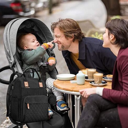 Axcone Baby Diaper Bag Backpack with Changing Pads mommy Bags Boys Girl Unisex Multifunction Travel Baby in Saudi Arabia