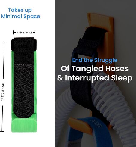 Westfield 3D Solutions CPAP Hose Holder - Tangle-Free Design for Bed & Headboard, Perfect for CPAP Machines, Doubles as Mask Holder, Sturdy CPAP Hanger, Ideal for Home & Travel, Black in Saudi Arabia