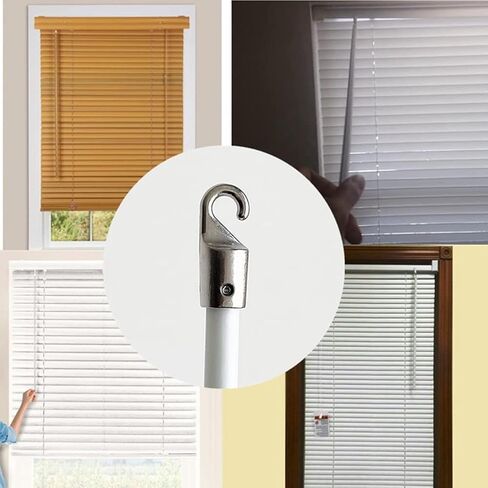 4Pcs Blind Wand Hooks Mini Blind Wand Replacement with Hook Alloy Blind Hook Tip for Windows Curtain Blind Tilt in Kuwait