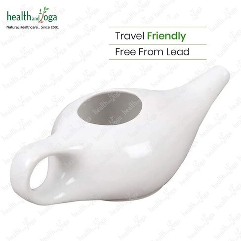 وعاء نيتي من السيراميك المتين المقاوم للتسرب من سولجيني كلاسيكو - قبضة مريحة - مناسب للميكروويف وغسالة الأطباق - أبيض in Kuwait