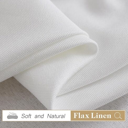 Extra Wide Pinch Pleated Semi Transparent Curtain,Flax Linen Privacy Window Treatment Curtain with Hooks for Bedroom Living Room Patio Door, Light Beige Color (1 Panel, 100 W x 96 L) in Saudi Arabia
