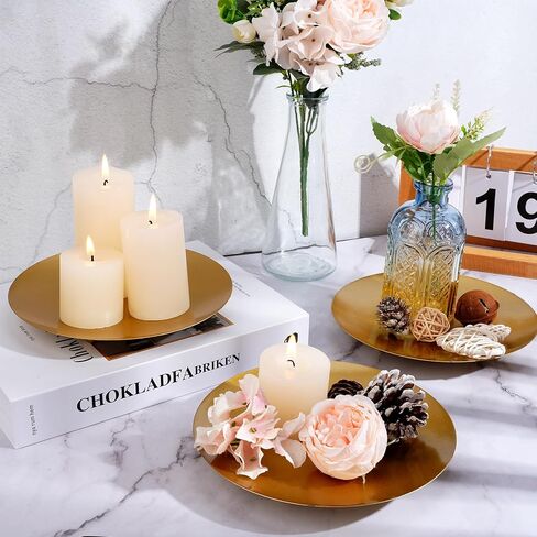 بيلوبي حامل شموع من الحديد بلون ذهبي مقاس 7 انش من 5 قطع، حامل شموع مزخرف لشموع LED ومخاريط البخور والمنتجعات الصحية وحفلات الزفاف واعياد الميلاد وحفلات الانتقال لمنزل جديد in Kuwait