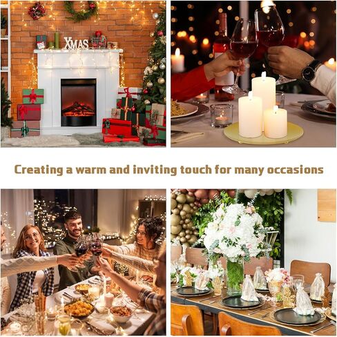 بيلوبي حامل شموع من الحديد بلون ذهبي مقاس 7 انش من 5 قطع، حامل شموع مزخرف لشموع LED ومخاريط البخور والمنتجعات الصحية وحفلات الزفاف واعياد الميلاد وحفلات الانتقال لمنزل جديد in Kuwait