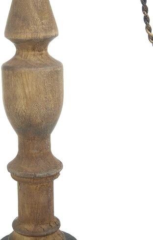 Deco 79 Vintage Metal Candelabra, Pillar Candle Holders Decorative Candlestick Holder for Home Decor, Wedding, Dinning, Party, 24" L x 8" W x 22" H, Brown in Saudi Arabia