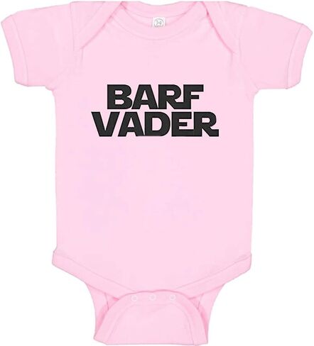 Southern Sisters Barf Vader Baby Clothes Romper For Boy or Girl Parody and Darth V Fan in Saudi Arabia
