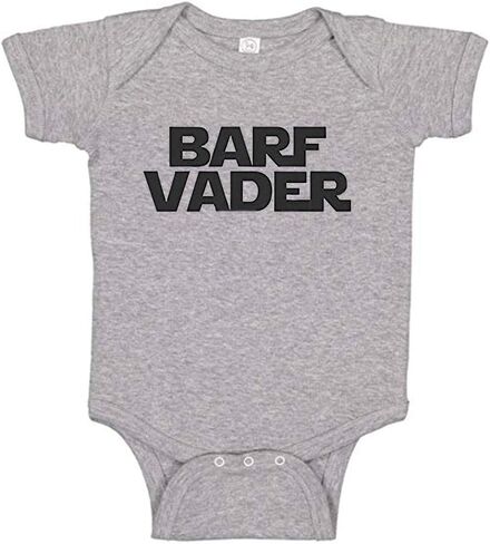 Southern Sisters Barf Vader Baby Clothes Romper For Boy or Girl Parody and Darth V Fan in Saudi Arabia