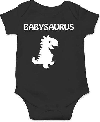AW Fashions Babysaurus - Baby Dino RawrSome T-Rex - Little Minisaurus - بدلة أطفال لطيفة من قطعة واحدة in Saudi Arabia