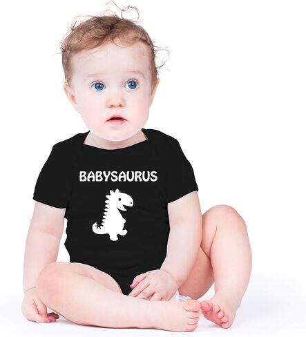 AW Fashions Babysaurus - Baby Dino RawrSome T-Rex - Little Minisaurus - بدلة أطفال لطيفة من قطعة واحدة in Saudi Arabia