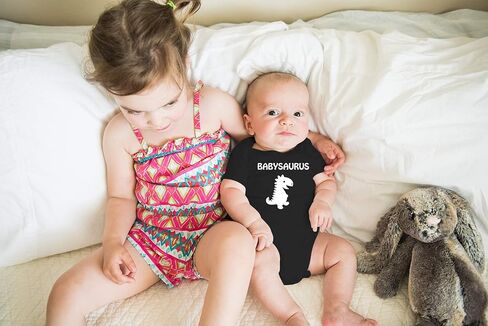 AW Fashions Babysaurus - Baby Dino RawrSome T-Rex - Little Minisaurus - بدلة أطفال لطيفة من قطعة واحدة in Saudi Arabia