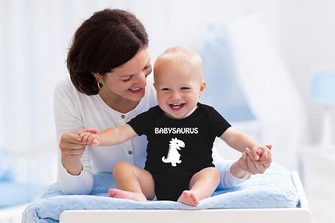 AW Fashions Babysaurus - Baby Dino RawrSome T-Rex - Little Minisaurus - بدلة أطفال لطيفة من قطعة واحدة in Saudi Arabia