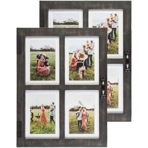 Great Lakes Memories 5x7 Picture Frame Collage with 4 Photos - Display Your Memories - Collage Picture Frames That Fit Any 4x6 or 5x7 (Modern Black) in Kuwait