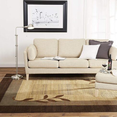 Home Dynamix Royalty Clover Modern Area Rug, Brown Multi, 5'2"x7'2" Rectangle in Kuwait
