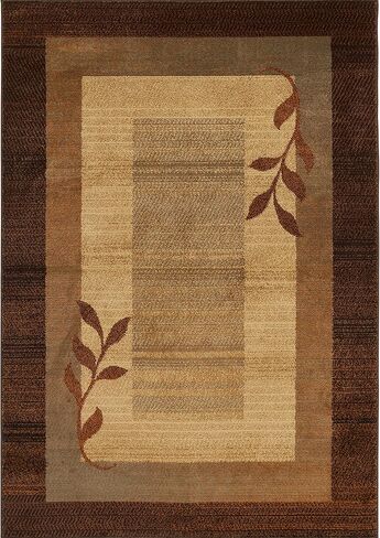 Home Dynamix Royalty Clover Modern Area Rug, Brown Multi, 5'2"x7'2" Rectangle in Kuwait