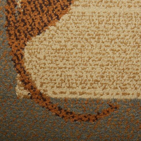 Home Dynamix Royalty Clover Modern Area Rug, Brown Multi, 5'2"x7'2" Rectangle in Kuwait