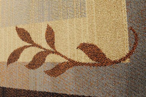 Home Dynamix Royalty Clover Modern Area Rug, Brown Multi, 5'2"x7'2" Rectangle in Kuwait