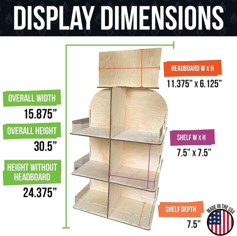 Versatile 4-Sided Rotating Display Stand for Candy, Snacks, Jams, Produce and More - Ideal for Craft Shows, Farmers Markets, and Retail Stores - 12 Shelves, Heavy-Duty Design, Easy Setup (Black) in Kuwait