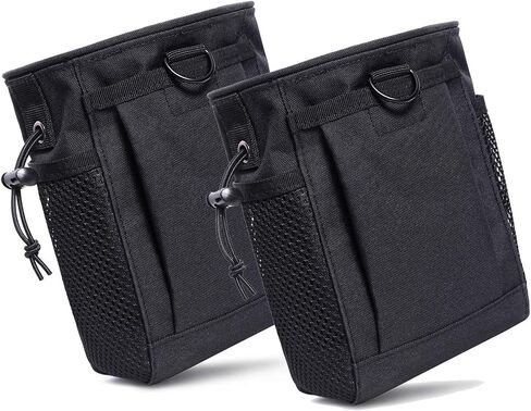 MeeJaa Dump Pouch, Drawstring Magazine Dump Pouch, Tactical Molle Dump Bags, Adjustable Military Tactical Pouches，for Outdoor and Tactical Sports in Saudi Arabia
