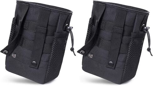 MeeJaa Dump Pouch, Drawstring Magazine Dump Pouch, Tactical Molle Dump Bags, Adjustable Military Tactical Pouches，for Outdoor and Tactical Sports in Saudi Arabia
