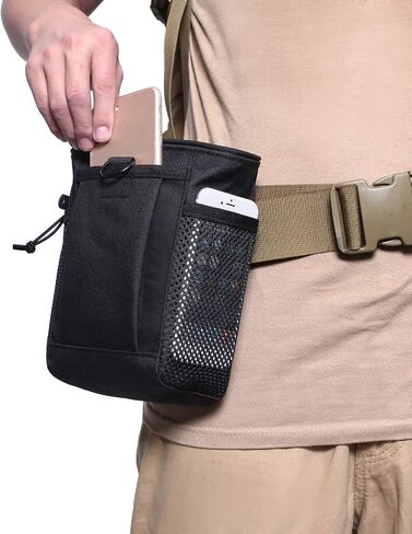 MeeJaa Dump Pouch, Drawstring Magazine Dump Pouch, Tactical Molle Dump Bags, Adjustable Military Tactical Pouches，for Outdoor and Tactical Sports in Saudi Arabia