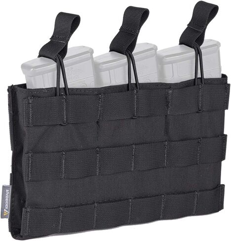 حقيبة IDOGEAR ثلاثية مفتوحة من الأعلى مقاس 5.56 مم MOLLE Mag حامل مجلة متعدد الأغراض للرياضات الخارجية in Kuwait