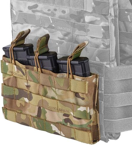 حقيبة IDOGEAR ثلاثية مفتوحة من الأعلى مقاس 5.56 مم MOLLE Mag حامل مجلة متعدد الأغراض للرياضات الخارجية in Kuwait
