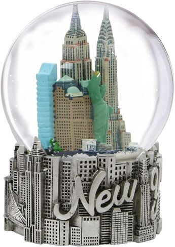 New York Silver Lined 80mm Snow Globe in Saudi Arabia