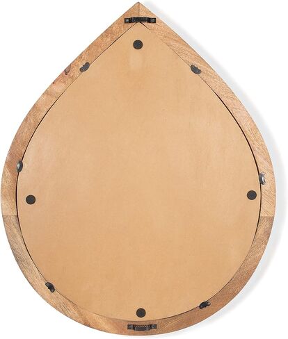 POLY & BARK Mira Teardrop Mirror, Natural in Kuwait