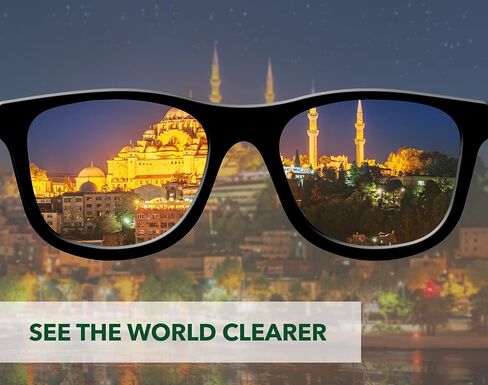 Dry Anti Fog Cloth – Green Oak Microfiber Cloth for Glasses Goggles Helmet Camera Sunglasses – Reusable – Eco-Friendly in Kuwait