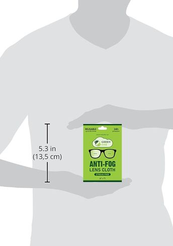 Dry Anti Fog Cloth – Green Oak Microfiber Cloth for Glasses Goggles Helmet Camera Sunglasses – Reusable – Eco-Friendly in Kuwait