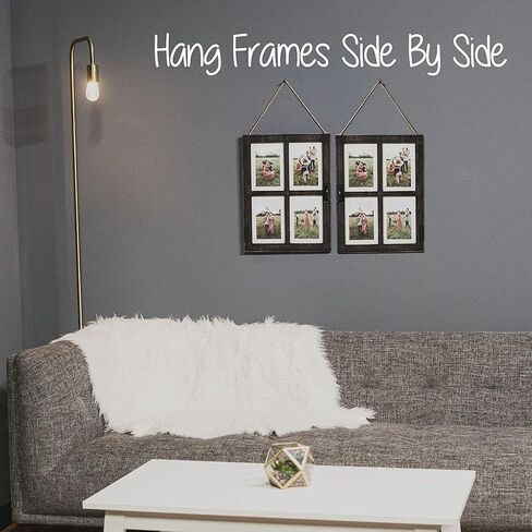 Great Lakes Memories 5x7 Picture Frame Collage with 4 Photos - Display Your Memories - Collage Picture Frames That Fit Any 4x6 or 5x7 (Modern Black) in Saudi Arabia