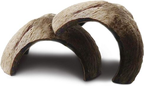 جور كهف جمبري كوكو لديكور حوض السمك مثالي للسباحة داخل وخارج المنزل، يشجع على التساقط ومأوى مريح ومنطقة تكاثر للقشريات، قطعتان في كل عبوة in Kuwait