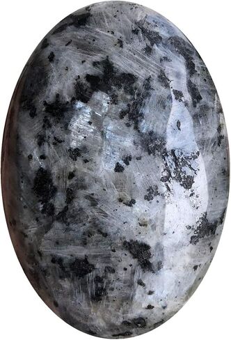 Oval Palm Stone, Enegry Worry Pocket Stones Healing Crystal Pebble Soap Shaped, Black Obsidian in Saudi Arabia