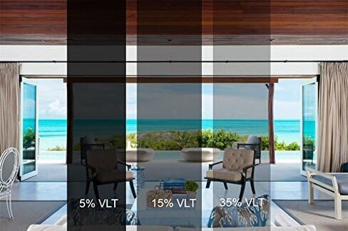 Sugo Premium Privacy Reflection Window Tint Film Energy Saver (3X6 FEET, 5% VLT) in Saudi Arabia