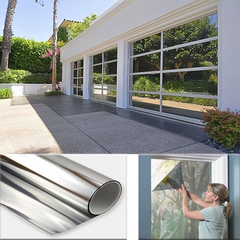 Sugo Premium Privacy Reflection Window Tint Film Energy Saver (3X6 FEET, 5% VLT) in Saudi Arabia
