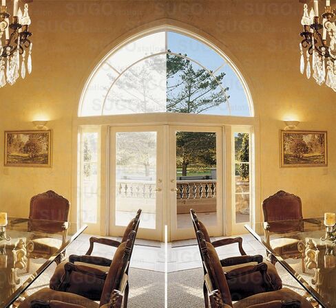 Sugo Premium Privacy Reflection Window Tint Film Energy Saver (3X6 FEET, 5% VLT) in Saudi Arabia